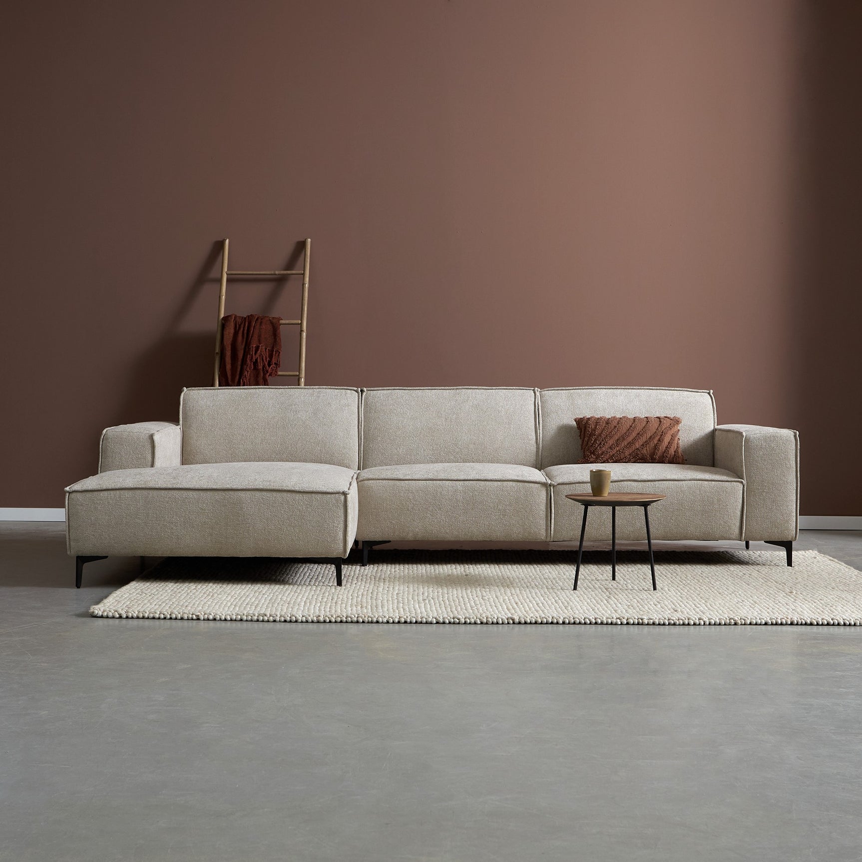 RIVER met chaise longue links - Majestic 603