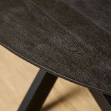 Eettafel Brandy Zwart | 160 cm | Ovaal