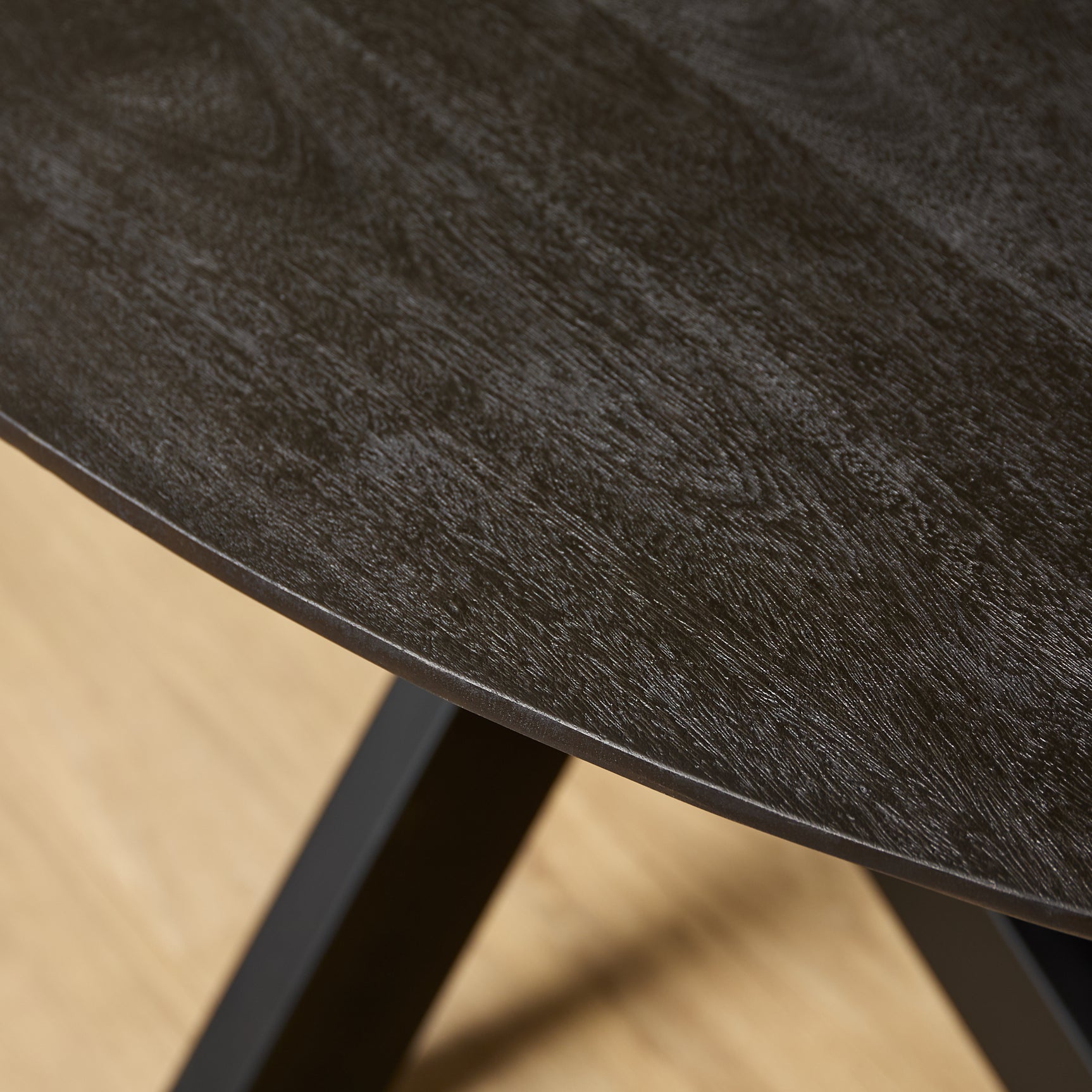 Eettafel Brandy Zwart | 180 cm | Ovaal