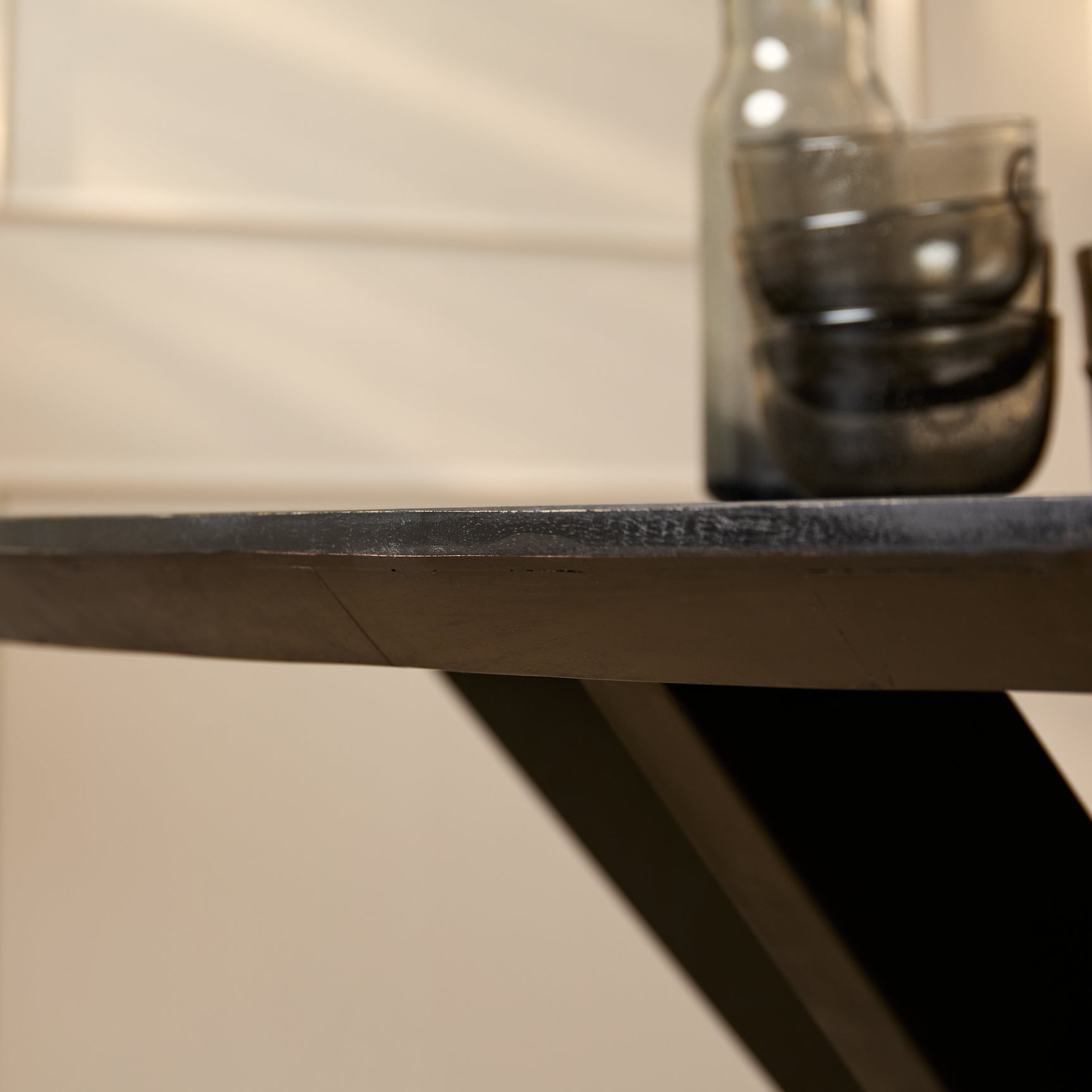 Eettafel Brandy Zwart | 240 cm | Ovaal