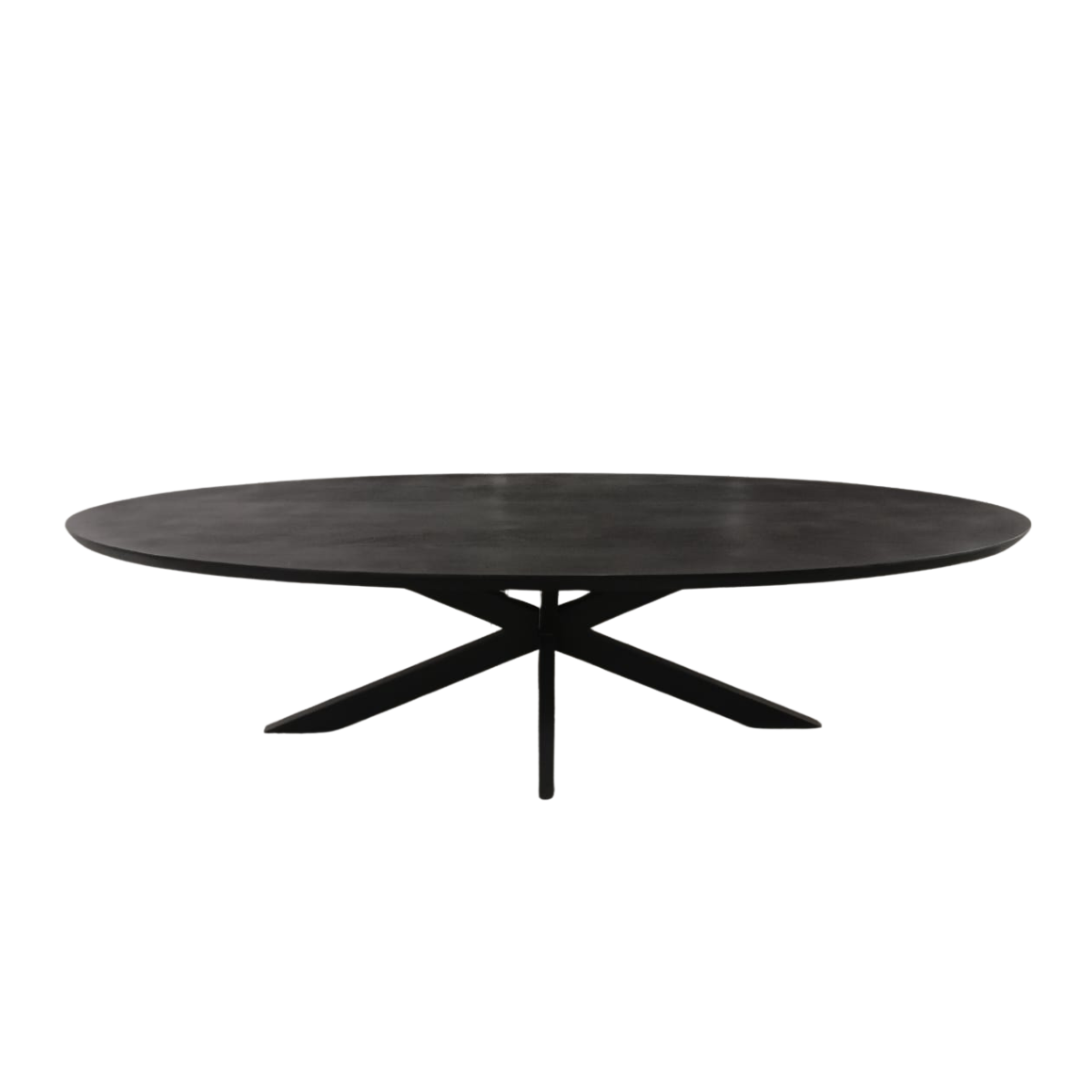 Eettafel Brandy Zwart | 240 cm | Ovaal