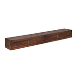 Zwevend tv-meubel Ambiance Bruin | 240 cm