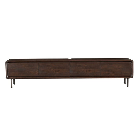 Zwevend tv meubel Allure Bruin Mangohout 200 cm