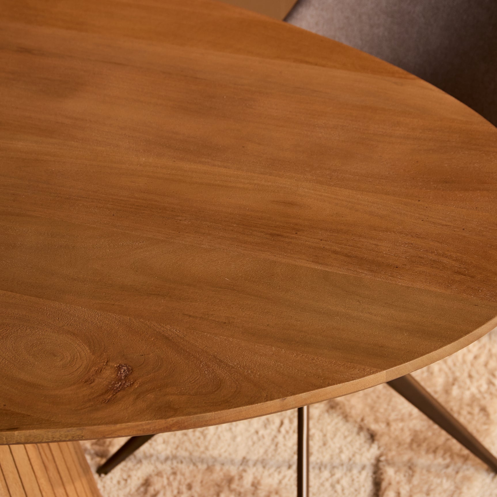 Eettafel Solana | 240 cm | Naturel | Ovaal