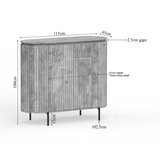 Kabinetkast Solana | 115 cm | Naturel