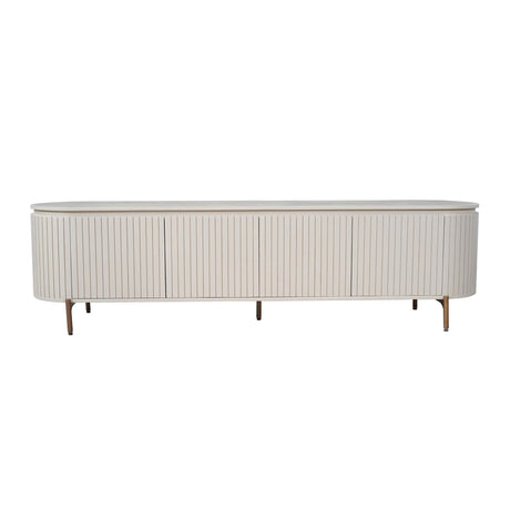 Tv-meubel Solana zand mangohout 210 cm
