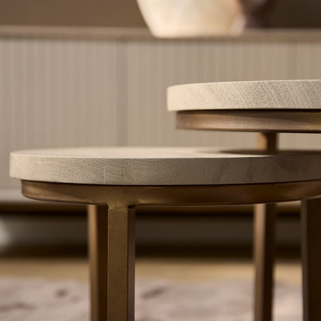 Salontafel Madison Zand | 70 cm | set van 3