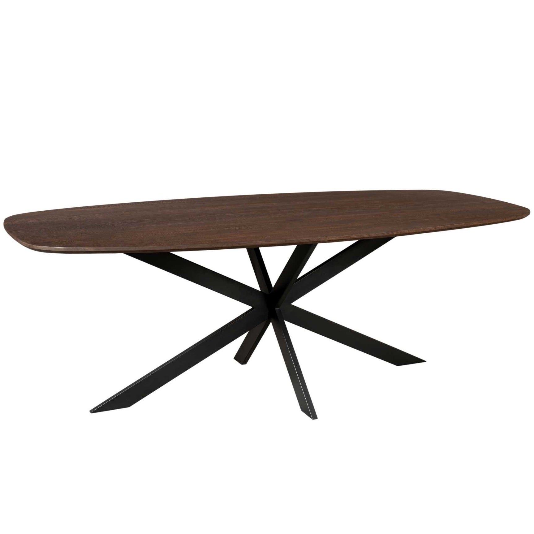 Eiken eettafel Ferris | Deens Ovaal 240 cm | Bruin