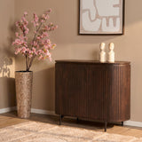 Kast Solana bruin mangohout 115 cm