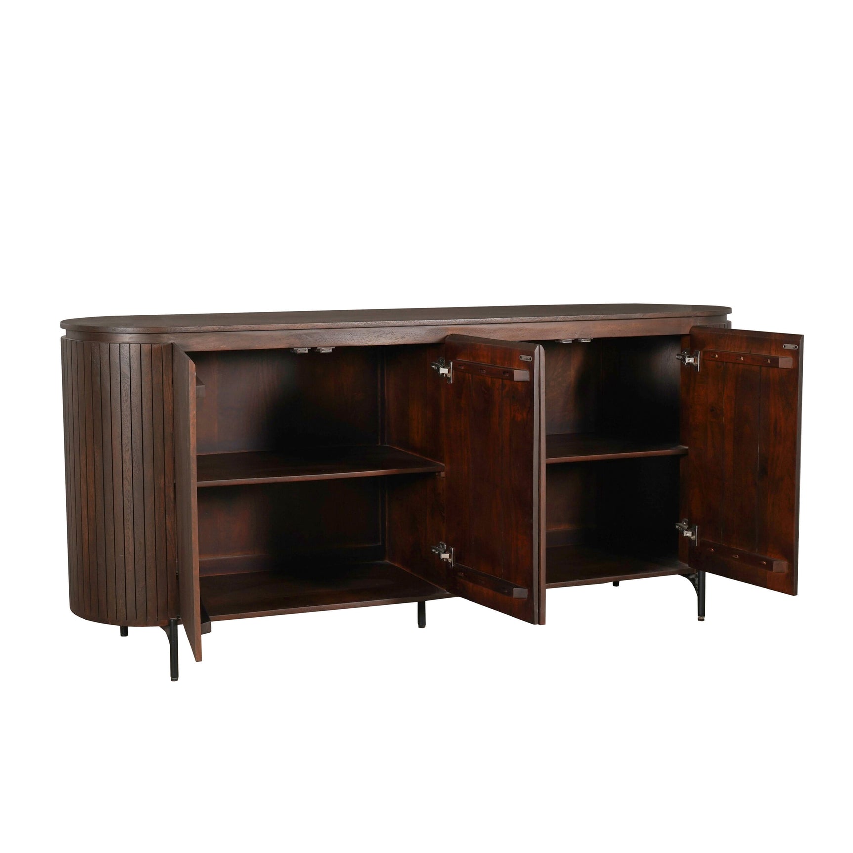 Dressoir Solana Bruin Mangohout 210 cm