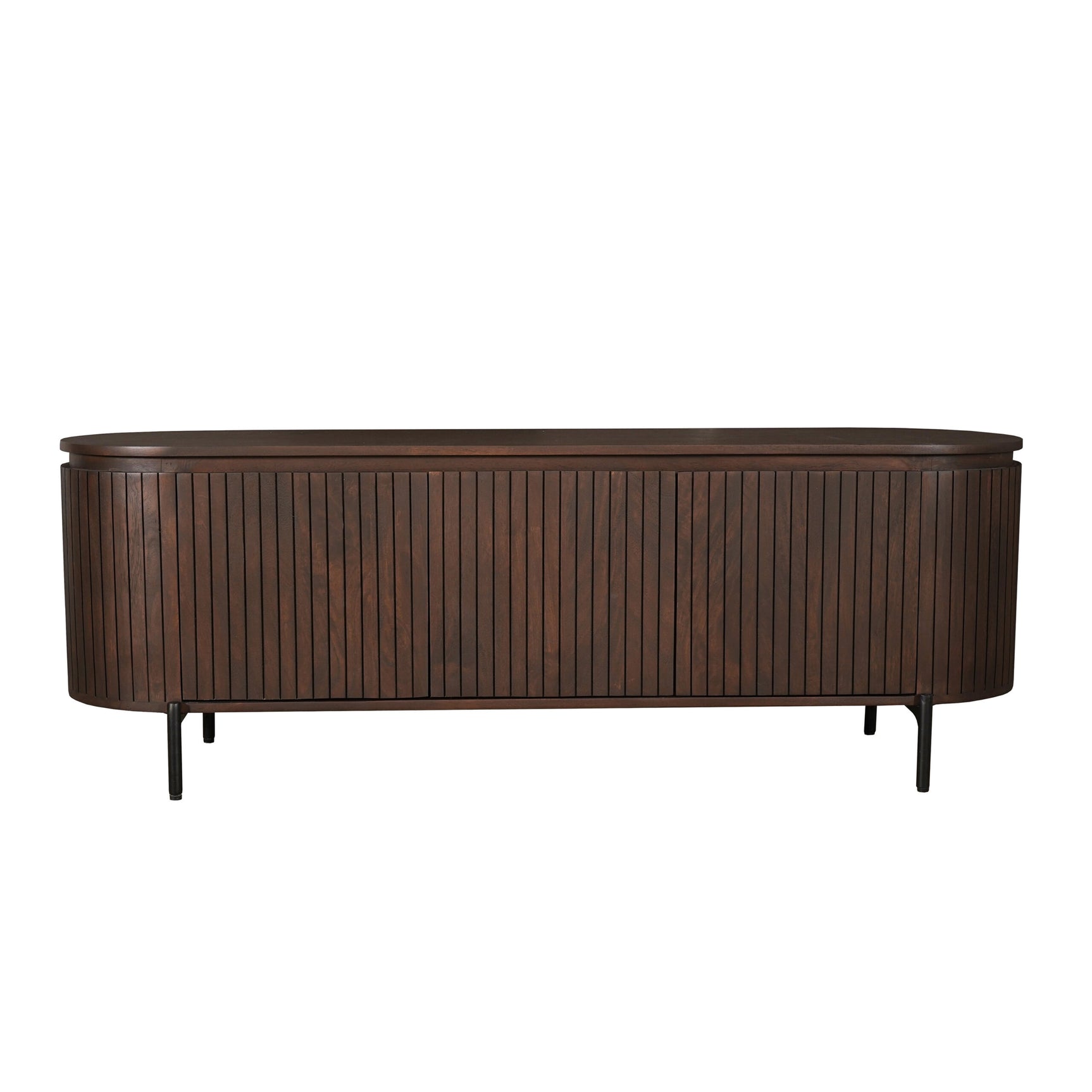 Tv-meubel Solana bruin mangohout 165 cm