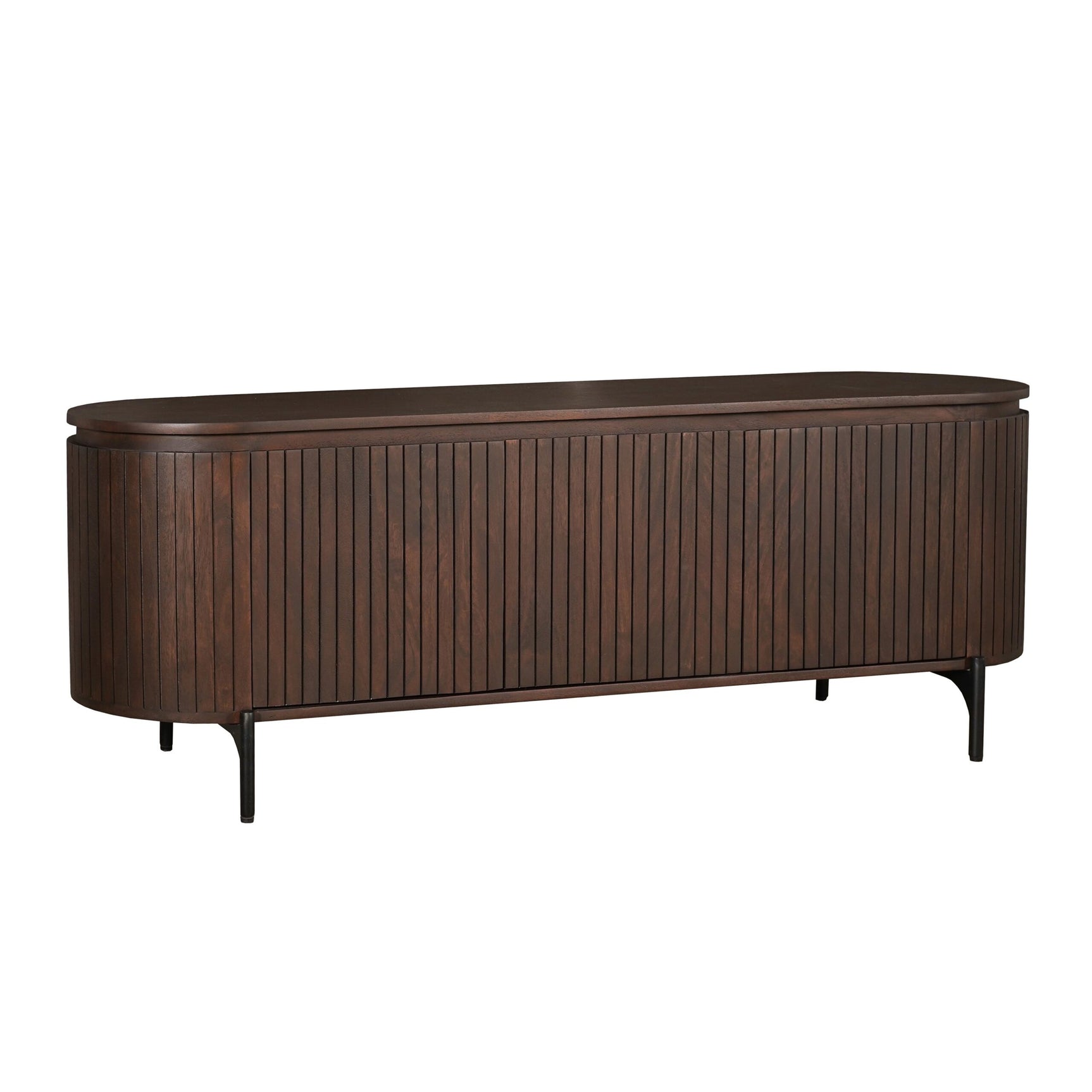Tv-meubel Solana bruin mangohout 165 cm