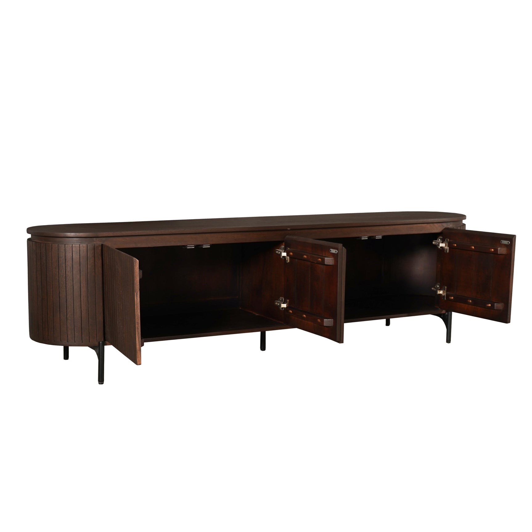 Tv meubel Solana Bruin Mangohout 210 cm