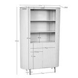 Wandkast Solana Bruin Mangohout 115 cm