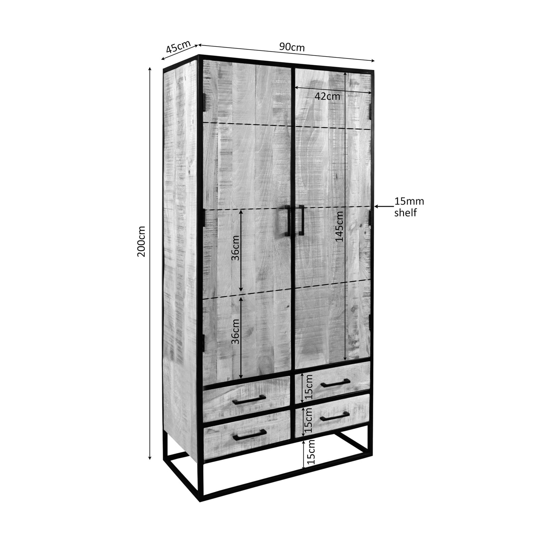 Kast Dakota | 90 cm