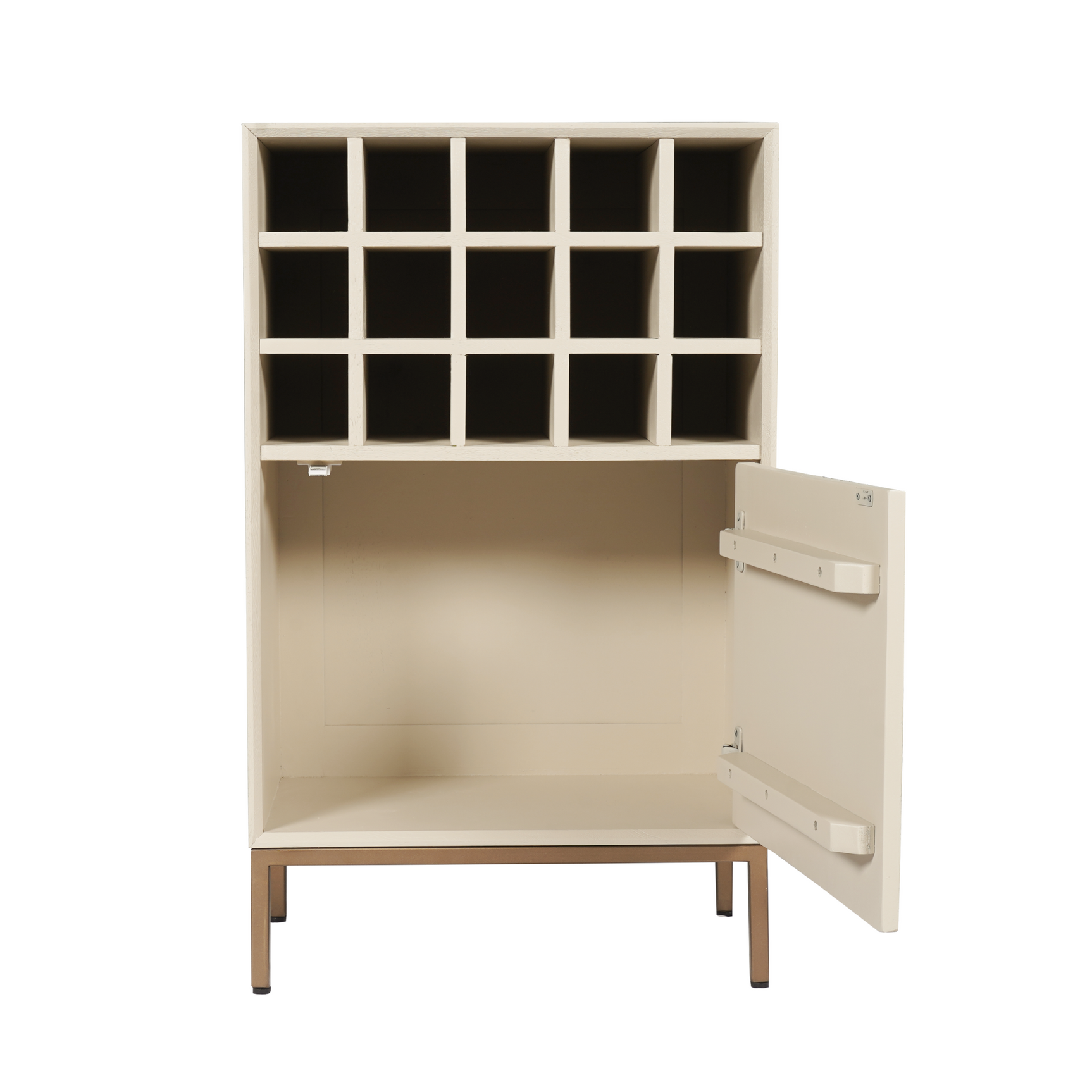 Wijnkast Madison zand | 55 cm