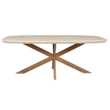 Eettafel Madison Zand | 160 cm | Deens Ovaal
