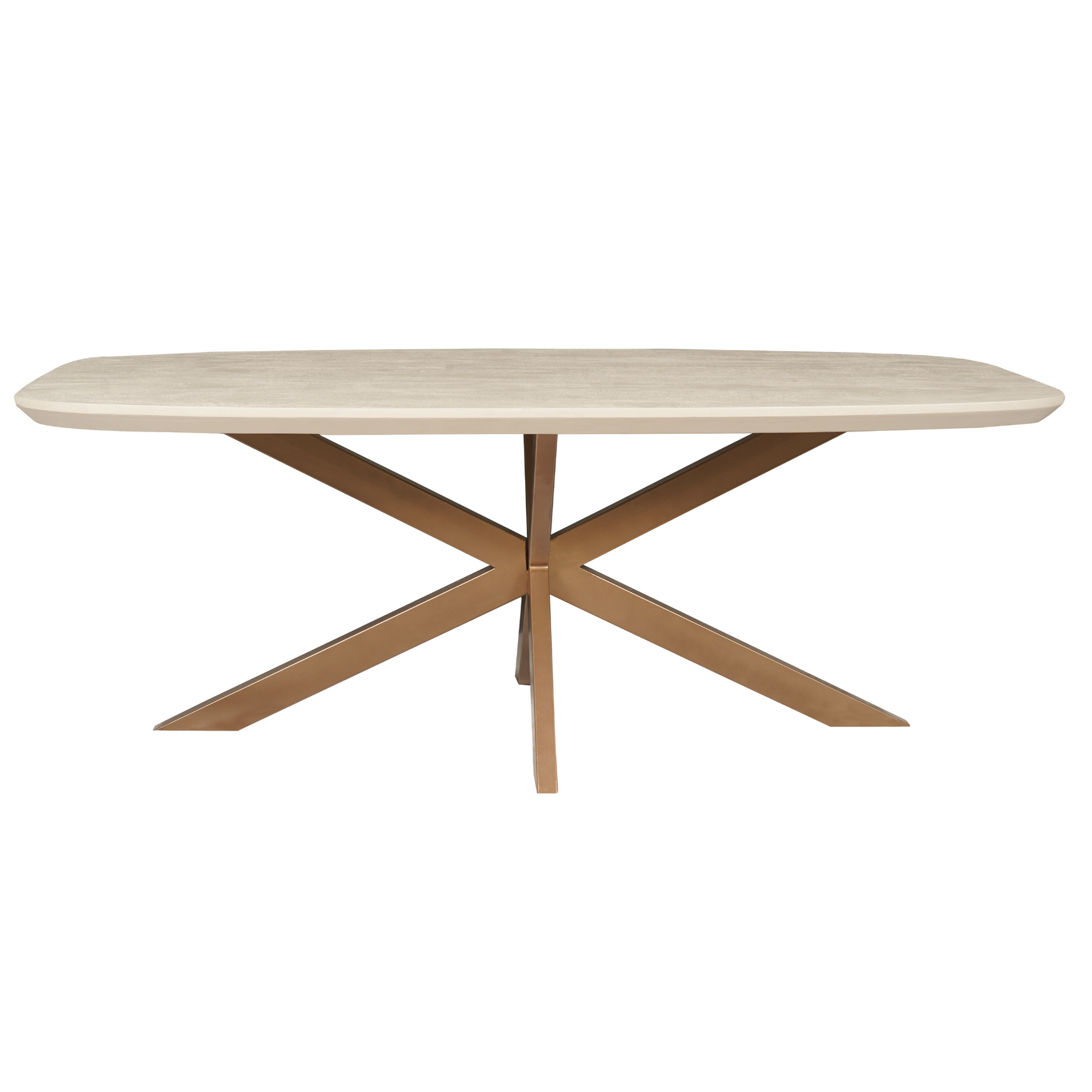 Eettafel Madison Zand | 160 cm | Deens Ovaal
