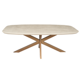 Eettafel Madison Zand | 160 cm | Deens Ovaal
