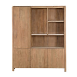 Vakkenkast XL Dallas Naturel Mangohout 160 cm