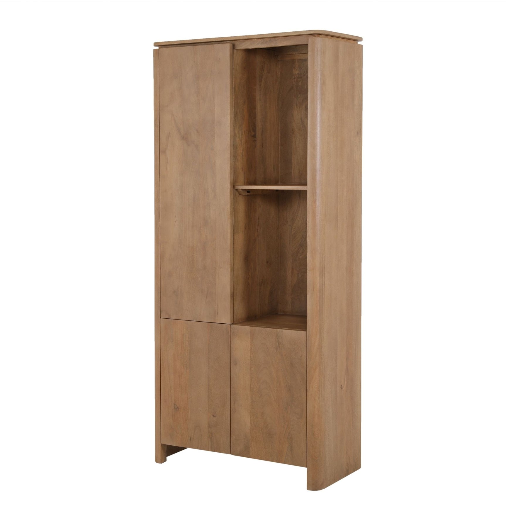 Vakkenkast Dallas Naturel Mangohout 90 cm