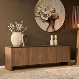 tv-meubel Dallas naturel mangohout 210 cm