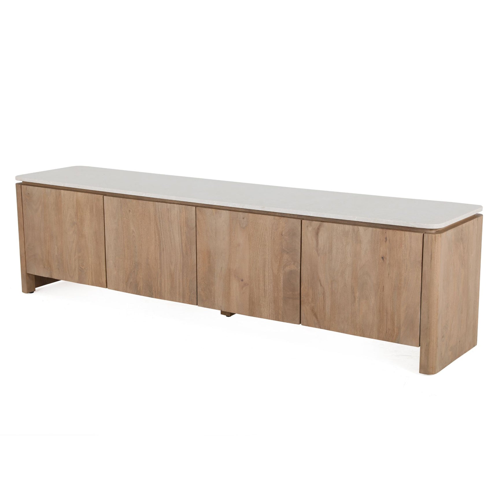 tv-meubel Dallas naturel mangohout 210 cm