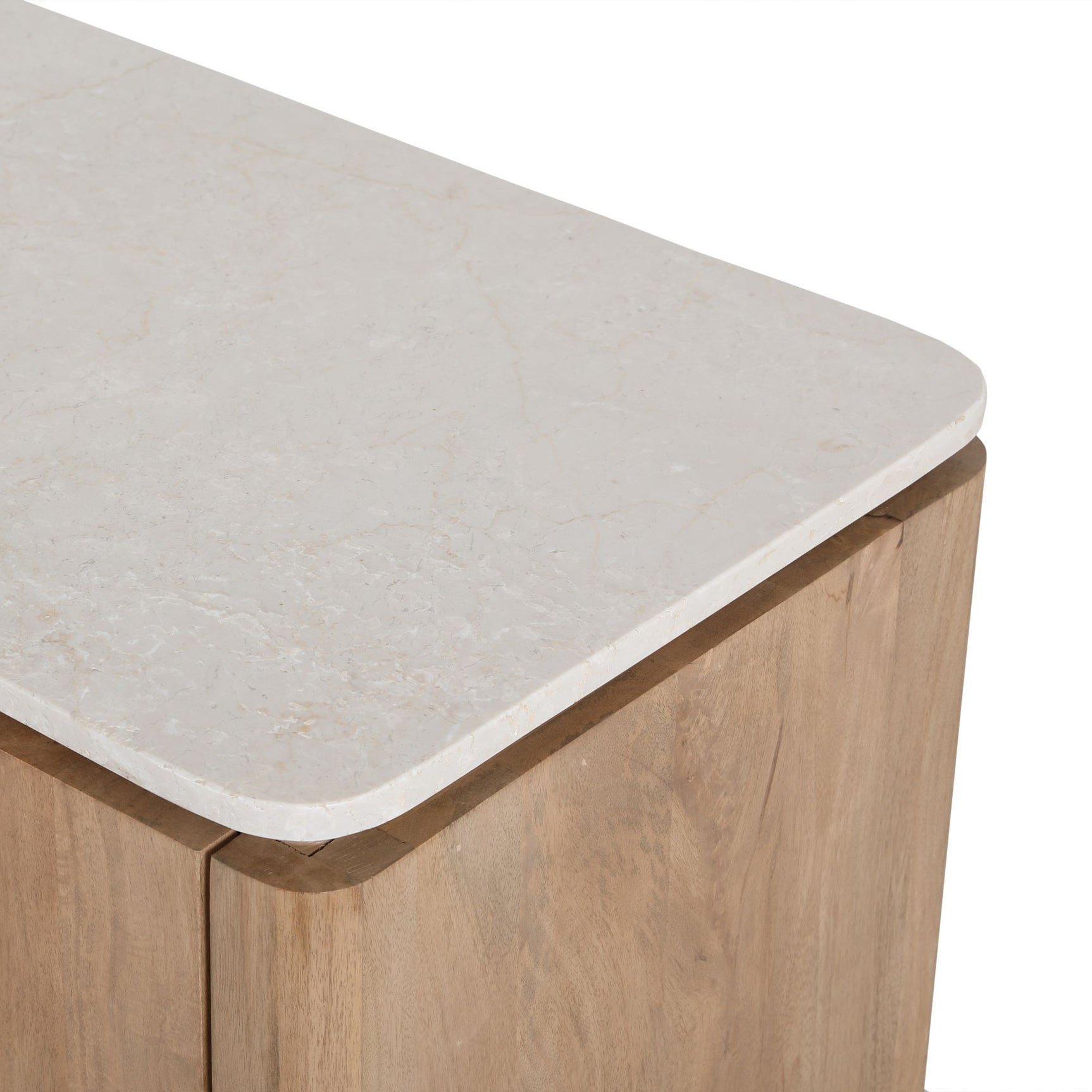 tv-meubel Dallas naturel mangohout 210 cm