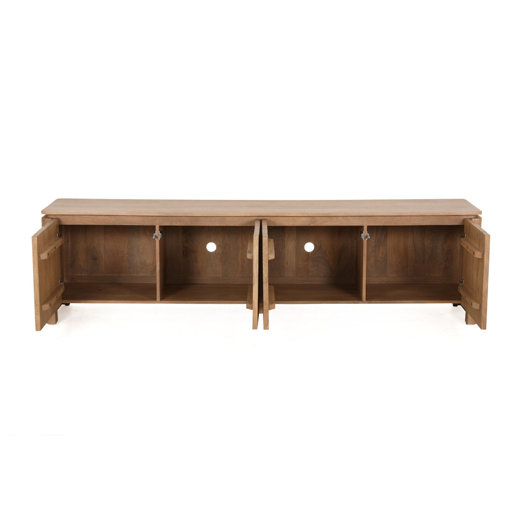 tv-meubel Dallas naturel mangohout 210 cm