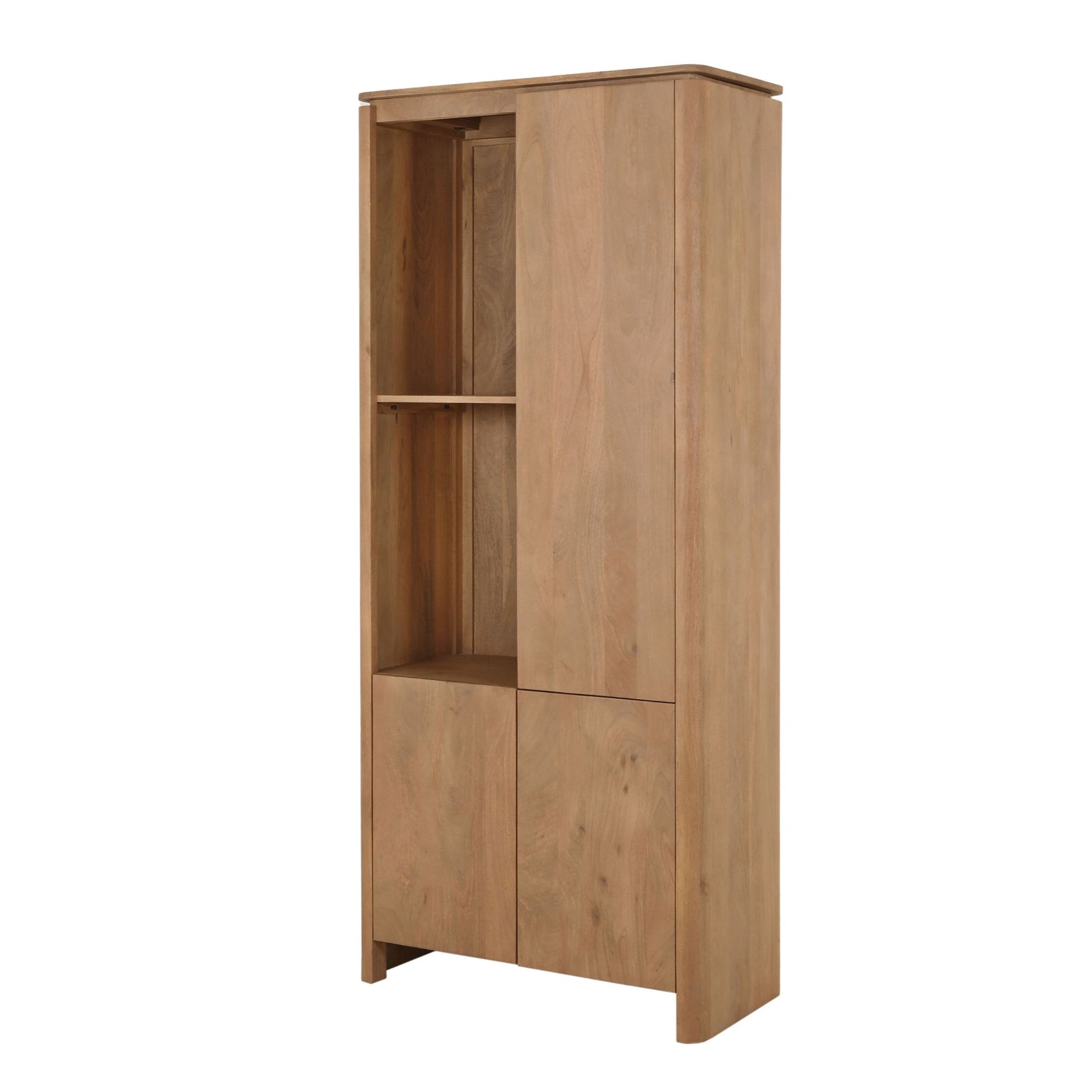 Vakkenkast Links Dallas Naturel Mangohout 90 cm