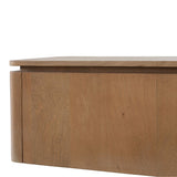 Zwevend tv-meubel Dallas naturel mangohout 210 cm