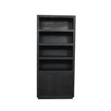 Boekenkast Brussel Zwart | 90 cm
