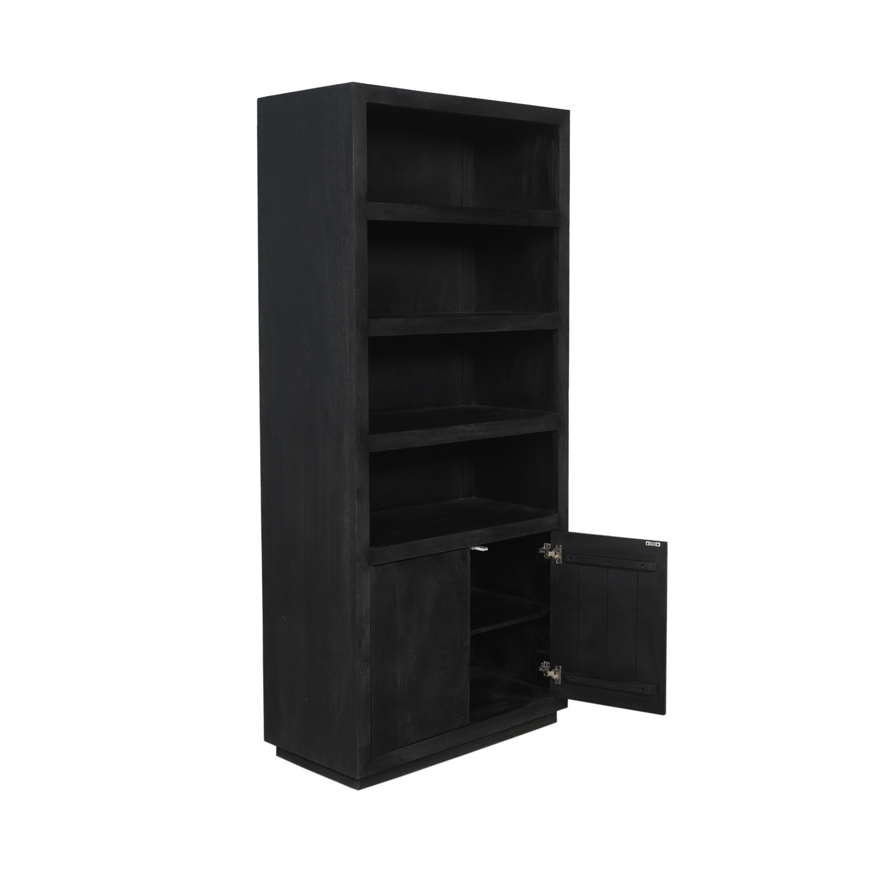 Boekenkast Brussel Zwart | 90 cm