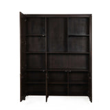 Vakkenkast XL Dallas Bruin Mangohout 160 cm