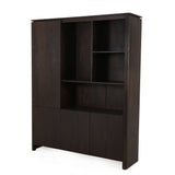 Vakkenkast XL Dallas Bruin Mangohout 160 cm