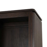 Vakkenkast XL Dallas Bruin Mangohout 160 cm