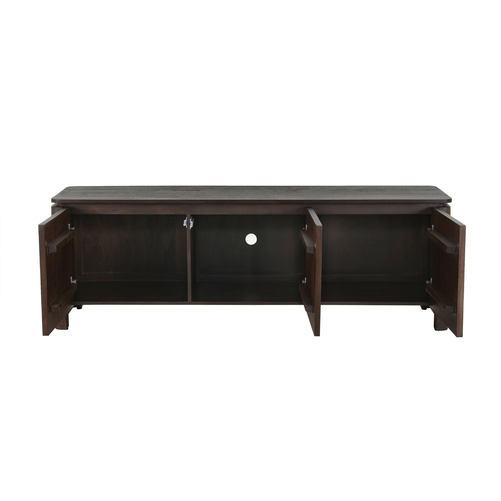Tv-meubel Dallas bruin mangohout 165 cm