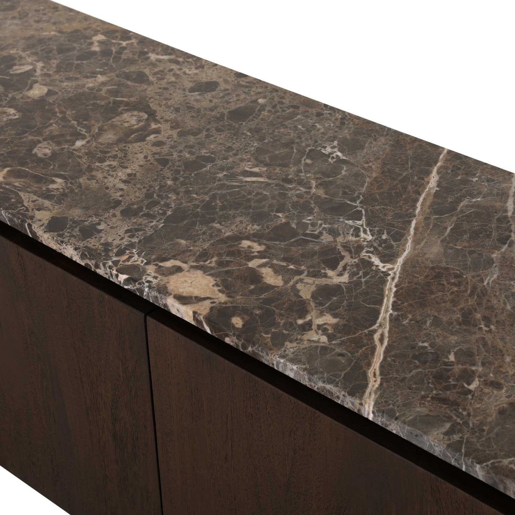 Tv-meubel Dallas bruin mangohout 210 cm
