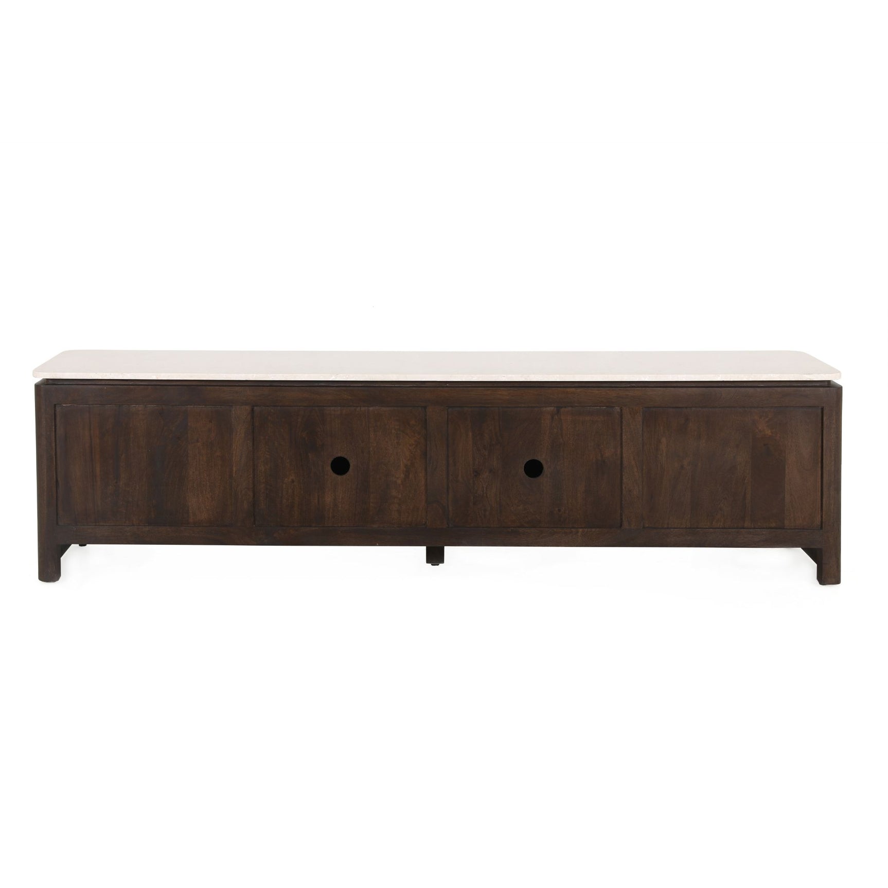 Tv-meubel Dallas bruin mangohout 210 cm