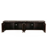 Tv-meubel Dallas bruin mangohout 210 cm