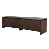 Tv-meubel Dallas bruin mangohout 210 cm