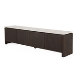 Tv-meubel Dallas bruin mangohout 210 cm