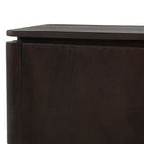 Zwevend tv-meubel Dallas bruin mangohout 210 cm
