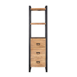 Boekenkast Britt | 55 cm | drie lades