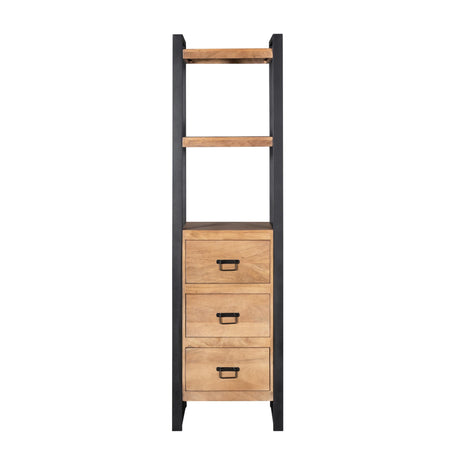 Boekenkast Britt | 55 cm | drie lades