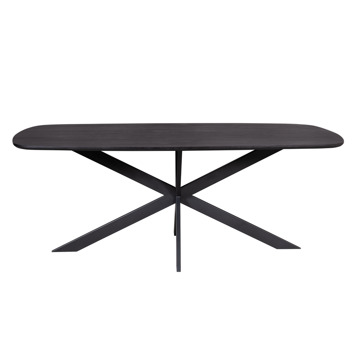 Eettafel Elegance Zwart | Deens ovaal | 240x110 cm