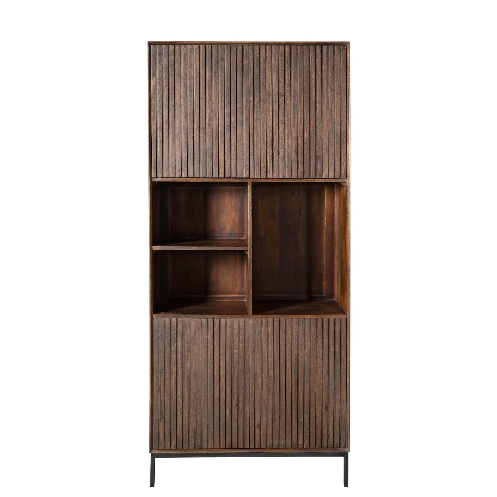 Vakkenkast Madison Bruin | 90 cm