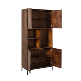 Vakkenkast Madison Bruin | 90 cm