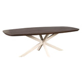 Eettafel Madison Bruin | 240 cm | Deens Ovaal | Poot Zand