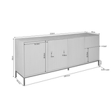 Dressoir Madison Naturel | 210 cm
